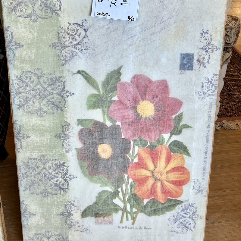 Print Garden Burlap