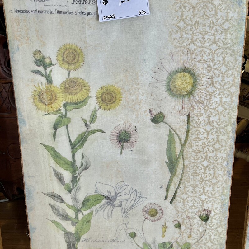 Print Garden Burlap