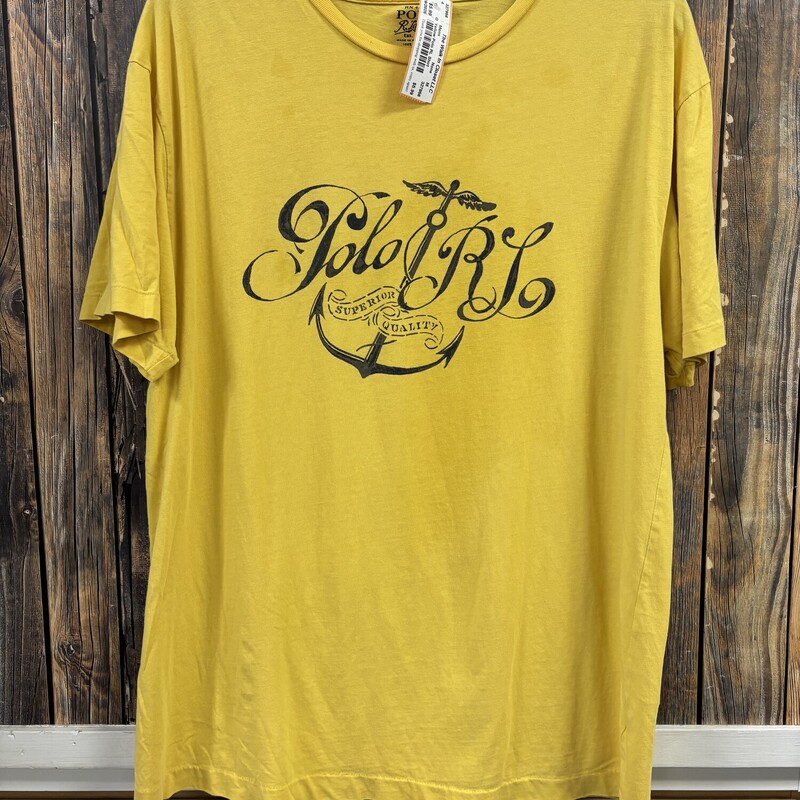 Yellow Polo RL Shirt, Size: M