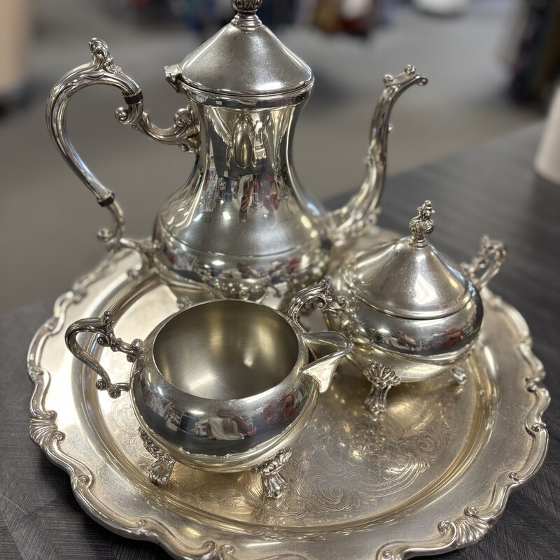 Rogers silver plated Tea Set