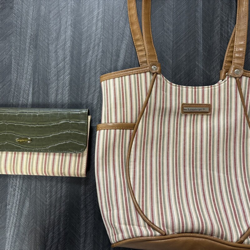 Longaberger Purse and Wallet set
