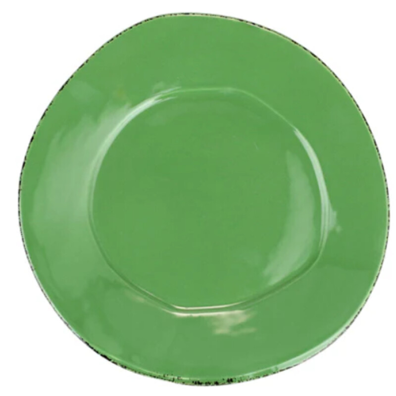 Vietri Lastra Salad Plate
Green Stoneware
Size: 8.75x1.5H
Dishwasher Safe, Microwave Safe, Freezer Safe, Oven Safe.Beloved for its sophisticated simplicity, versatility, and durability, Lastra is our bestselling collection. The understated elegance, clean lines, and unique shape of the Lastra make it a timeless choice for any table.
NEW Retail $44 Coordinating Pieces Sold Separately