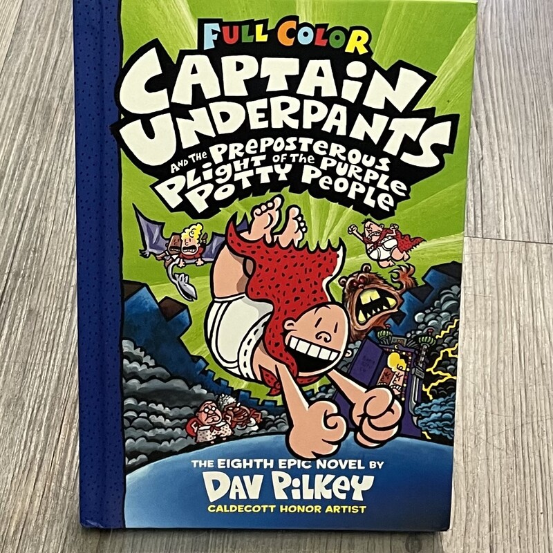 Captain Underpants #8, Multi, Size: Hardcover