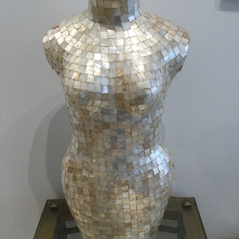 Mosaic Mother of Pearl Sculpture
Female Torso
