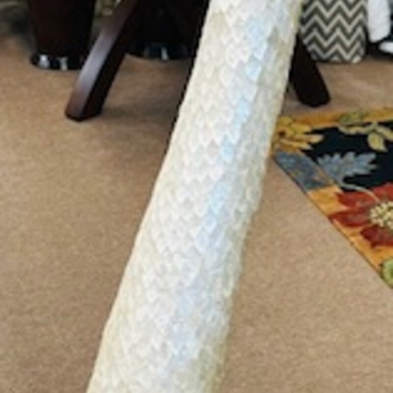 Capiz Curved Floor Vase