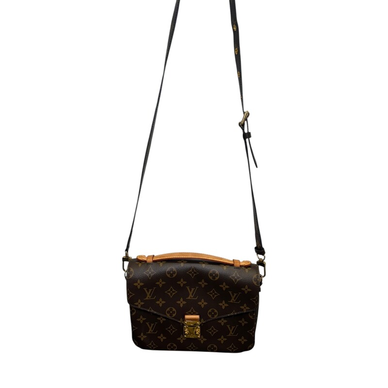 Louis Vuitton Metis Pouchette Crossbody Bag

Date Code:PL3119

Dimensions: 9.8 x 7.5 x 2.8 inches
                         (Length x Height x Width)

In good condition. Some minor corner fraying and some hardware scratches.

Comes with the orginal dust bag. No box.