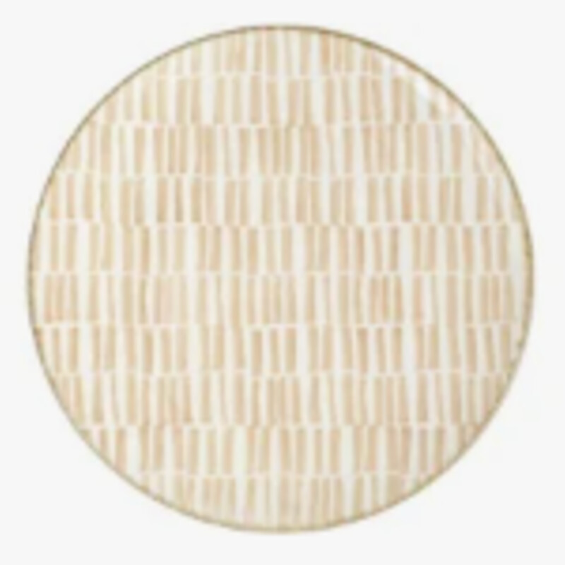 Vietri Viva Bamboo Plate
Tan Cream Stoneware
Size: 7
Natural The Earth Bamboo Dish Combines Mid-Century Neutral Tones With An Simple Silhouette In A Playful Hand Painted Pattern.
NEW Retail $28 Coordinating Pieces Sold Separately