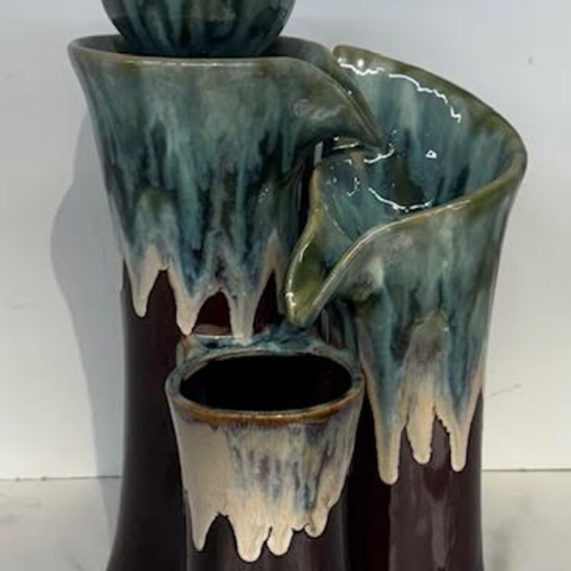 2pc Ceramic Fountain