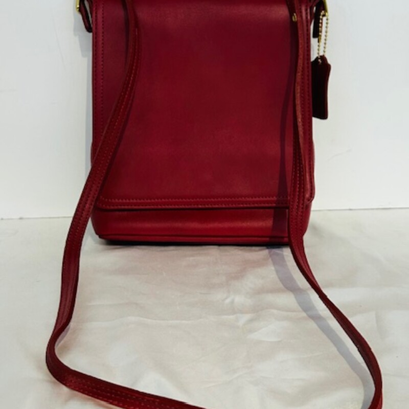 Vntg Coach Flap Crossbody