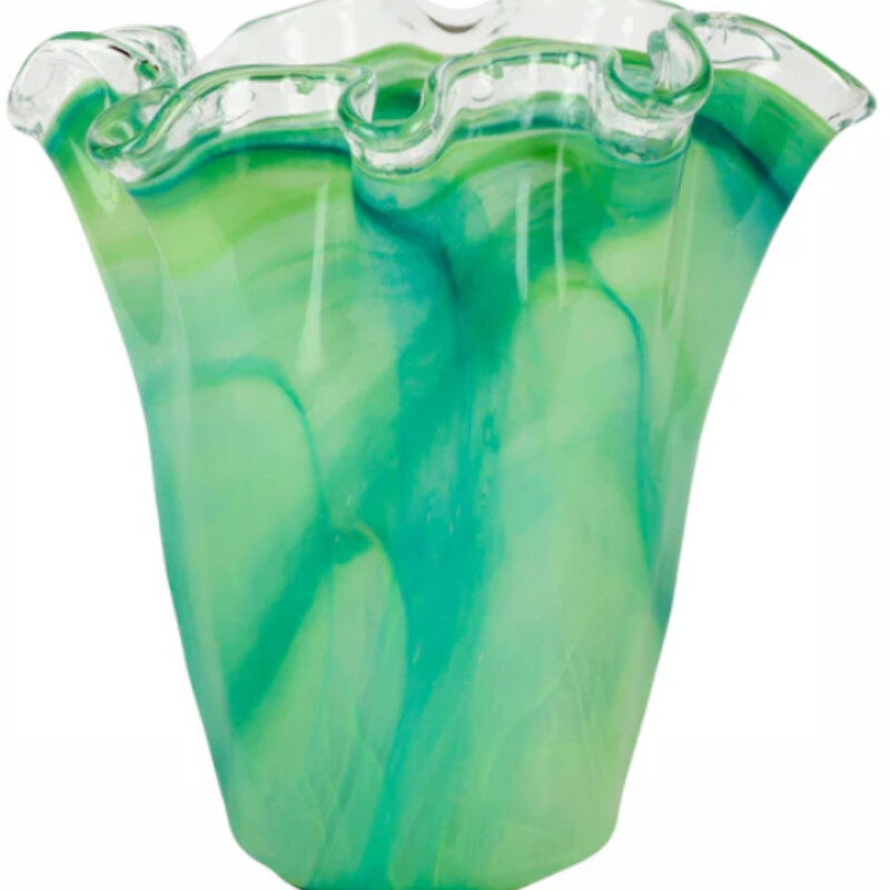 Vietri OndaBlueGlassVase