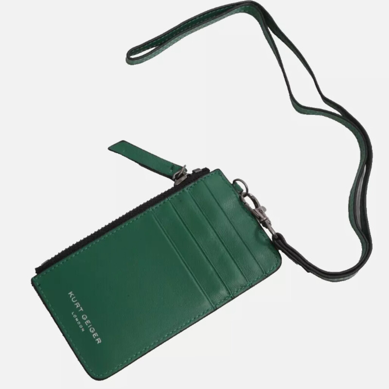 Kurt Geiger ID Lanyard
 Green, Size: 5.5x3.5H