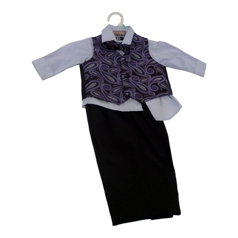 Suit: Black/Purple/Blue