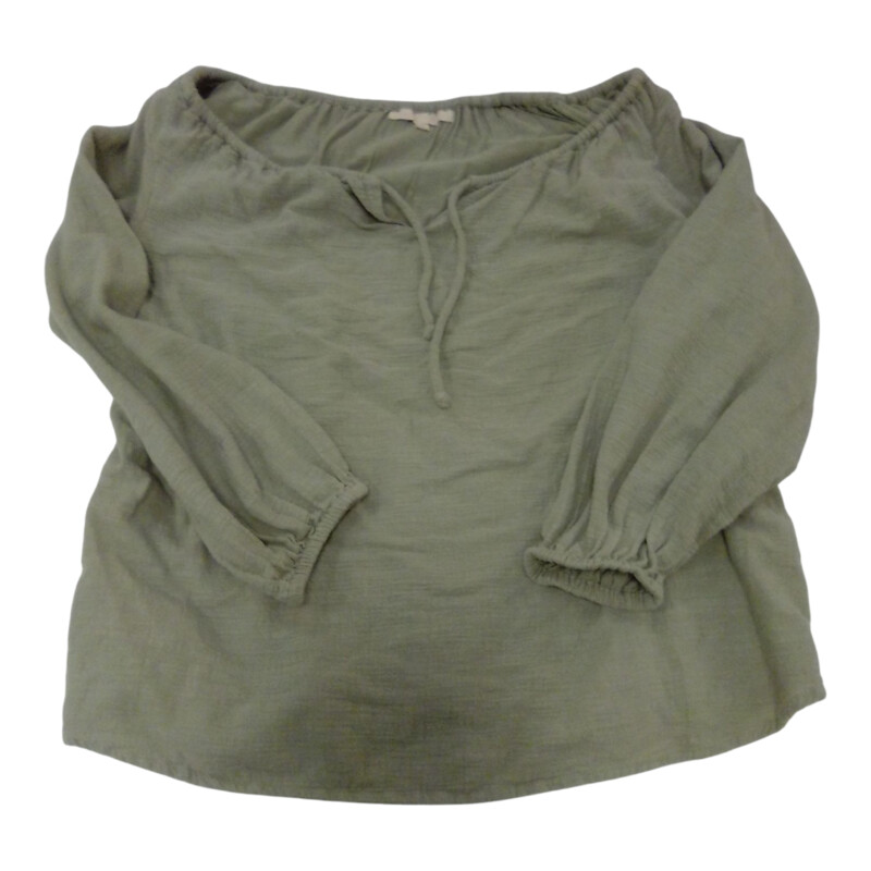 Long Sleeve Shirt: Green