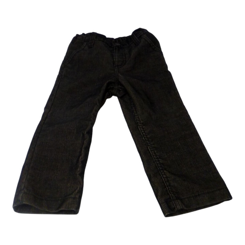 Pants: Corduroy/Black