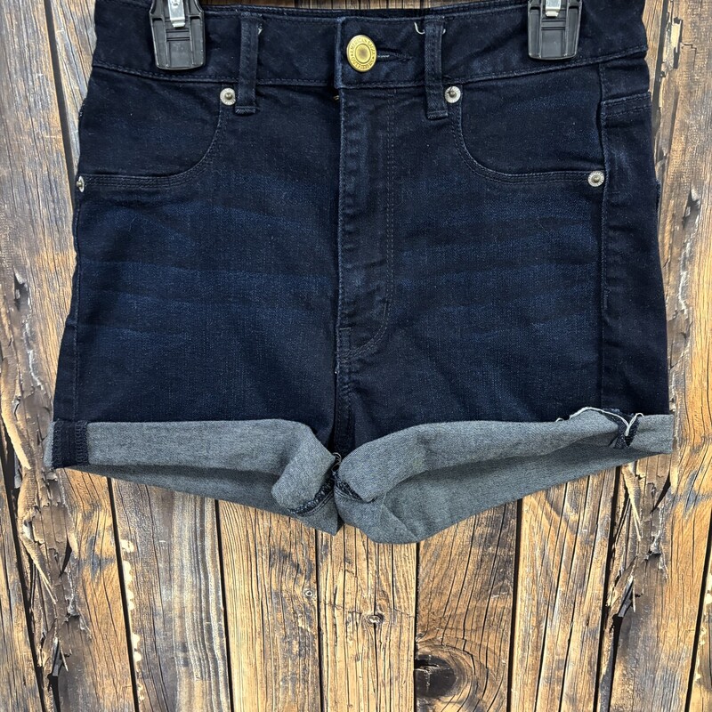Dark Wash AE Shorts, Size: 4
