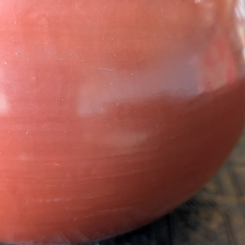 V.Garcia Pot Santa Clara, Redware, Polished
8w x 6h