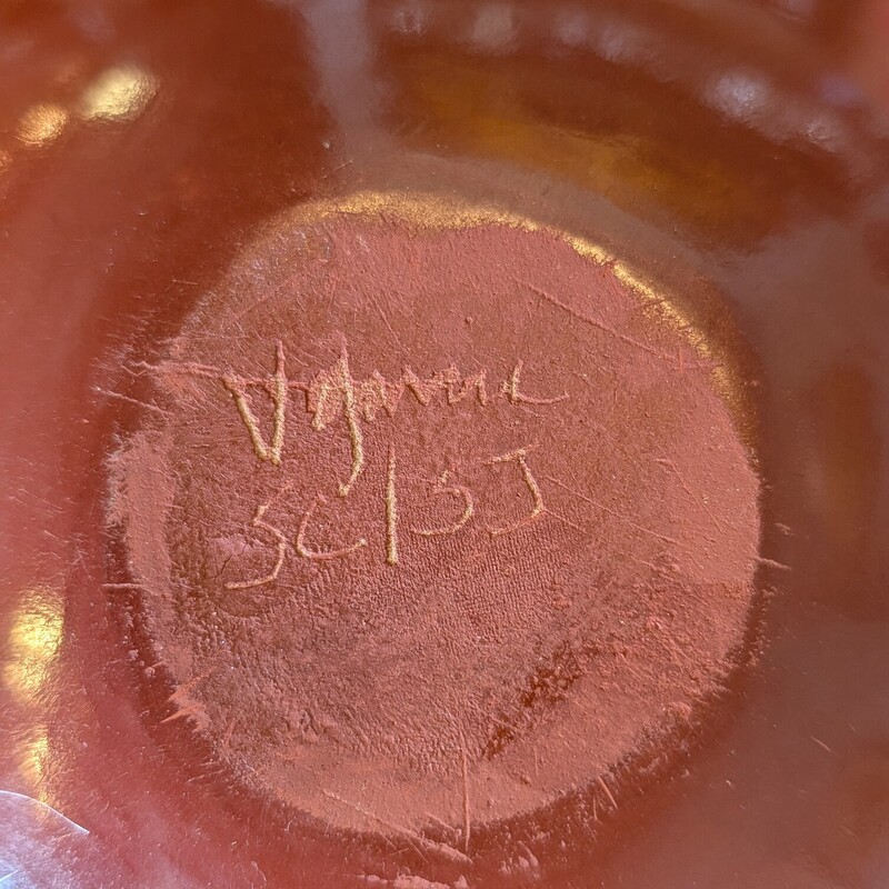 V.Garcia Pot Santa Clara, Redware, Polished
8w x 6h