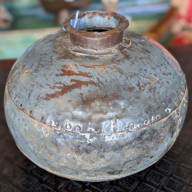 Rare Finds Vase/Planter, Metal, Orb
13w x 12h