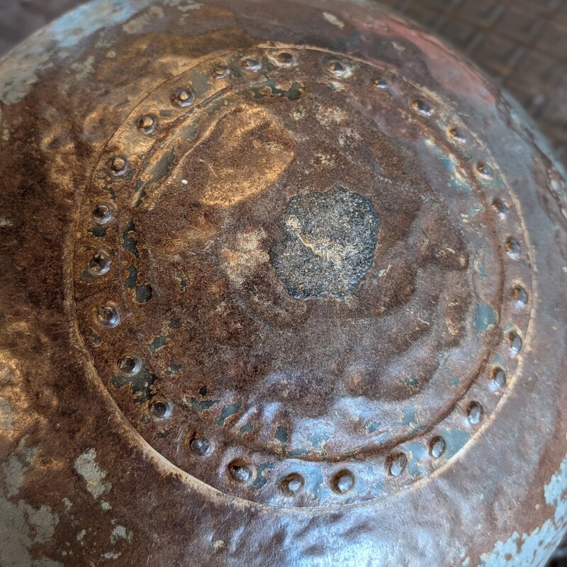 Rare Finds Vase/Planter, Metal, Orb<br />
13w x 12h