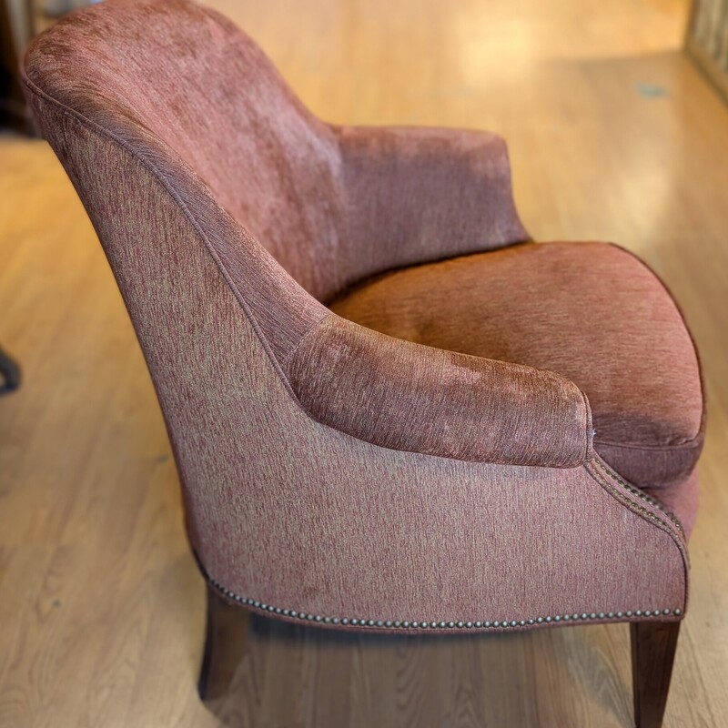 Sam Moore Fabric Chair, Rust Orange<br />
35w x 27d x 35h