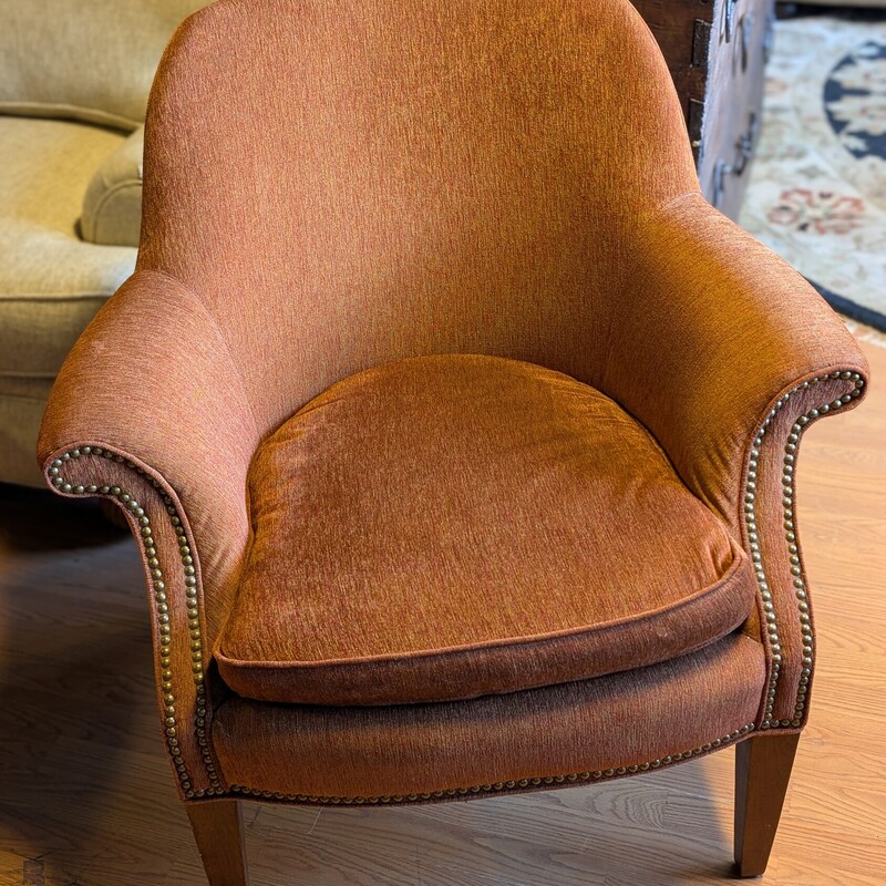 Sam Moore Fabric Chair, Rust Orange
35w x 27d x 35h