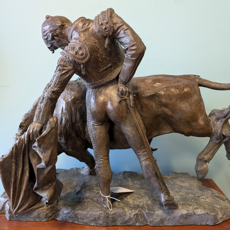 Matador / Bullfighter Bronze Sculpture M.Morcos
SIgned and numbered
33w x 17d x 24h