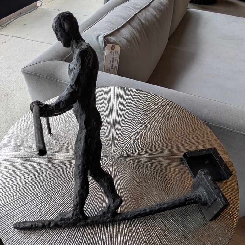 Tight Rope Walker, Metal, Sculpture
Hanging bracket included
13w x 12h