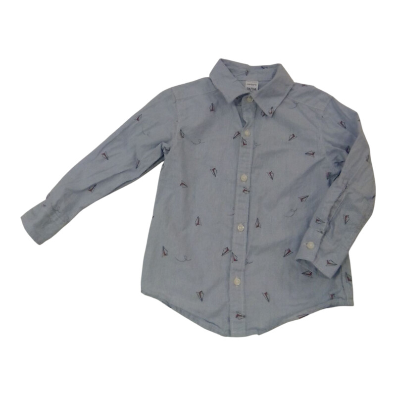 Button Up Stripes/Airplan, Boy, Size: 3t

Located at Pipsqueak Resale Boutique inside the Vancouver Mall, Suite 230, (upstairs between Round 1 and Golds Gym) or online at: #pipsqueakresale

All items are photographed prior to being steamed. Cross posted, items are located at #PipsqueakResaleBoutique, payments accepted: cash, paypal & credit cards. Any flaws will be described in the comments. More pictures available with link above. Local pick up available at the #VancouverMall, tax will be added (not included in price), shipping available (not included in price, *starts at $9.99; please contact regarding shipment of toys or other larger items), item can be placed on hold with communication, message with any questions. Join Pipsqueak Resale - Online to see all the new items! Follow us on IG @pipsqueakresale / Facebook @pipsqueakresaleboutique & Thanks for looking! Due to the nature of consignment, any known flaws will be described; ALL SHIPPED SALES ARE FINAL. All items are currently located inside Pipsqueak Resale Boutique as a store front items purchased on location before items are prepared for shipment will be refunded.

#resalerocks #shopsmall #pipsqueakresale #shopvanmall #vancouverwa #portland #reusereducerecycle #fashiononabudget #chooseused #consignment #savemoney #shoplocal #weship  #shopvanmall #vancouvermall #vancouver #vancouverwashington #keepusopen #shoplocalonline #resale #resaleboutique #mommyandme #minime #fashion #reseller #usedclothing #usedtoys #secondhand #consign #store #clothes #womensclothes #kidsclothes #shopvancouvermall