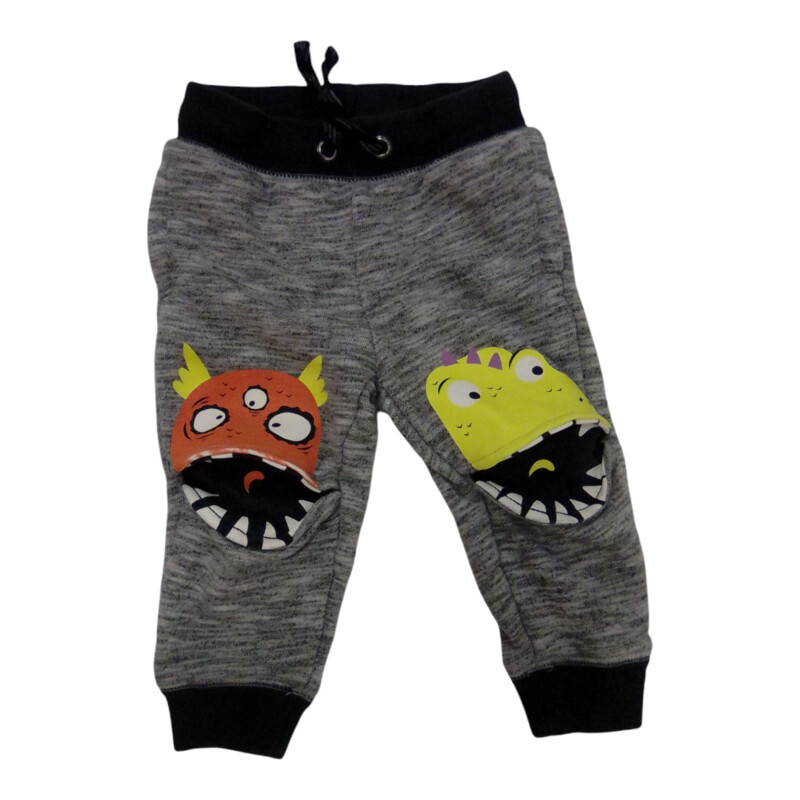 Pants: Gray Monster Knees