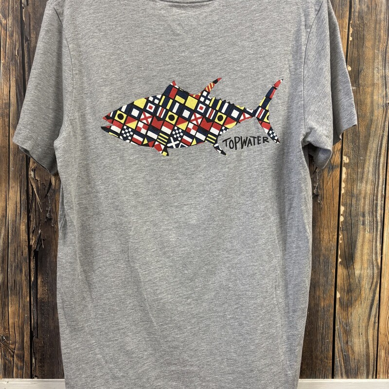 Grey Topwater Tee, Size: M