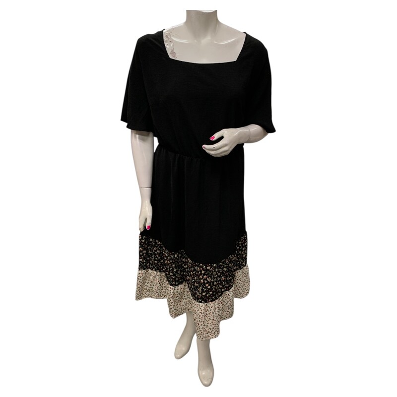 Bloomchic, Blk/mul, Size: 4x