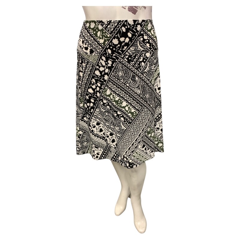 Roz&Ali, Blk/whit, Size: 3X