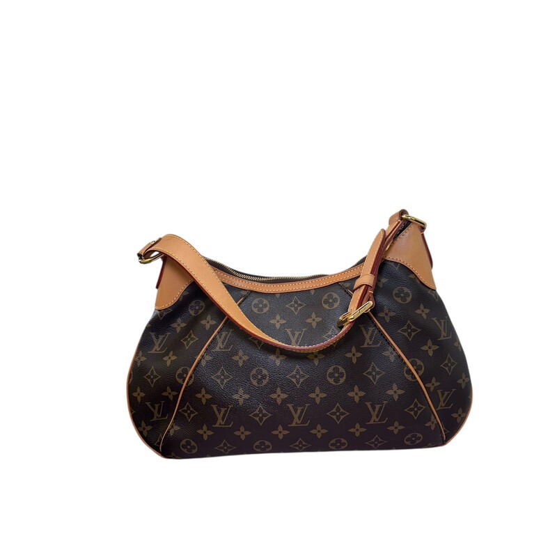 Louis Vuitton Thames GM Monogram Shoulder Bag

Date Code: AR2150

Dimensions:
Base length: 14.75 in
Height: 8.5 in
Width: 2.25 in
Drop: 10 in

In very good condition. Some scratching on the hardware.

Comes with the original dust bag. No box.
