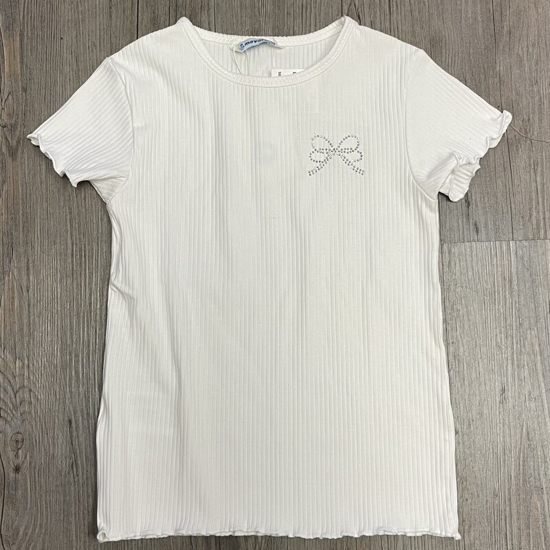 Mayoral Tee, White, Size: 8Y
NEW