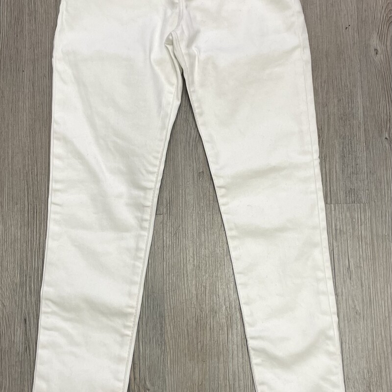 Gap Jeans, White, Size: 10Y