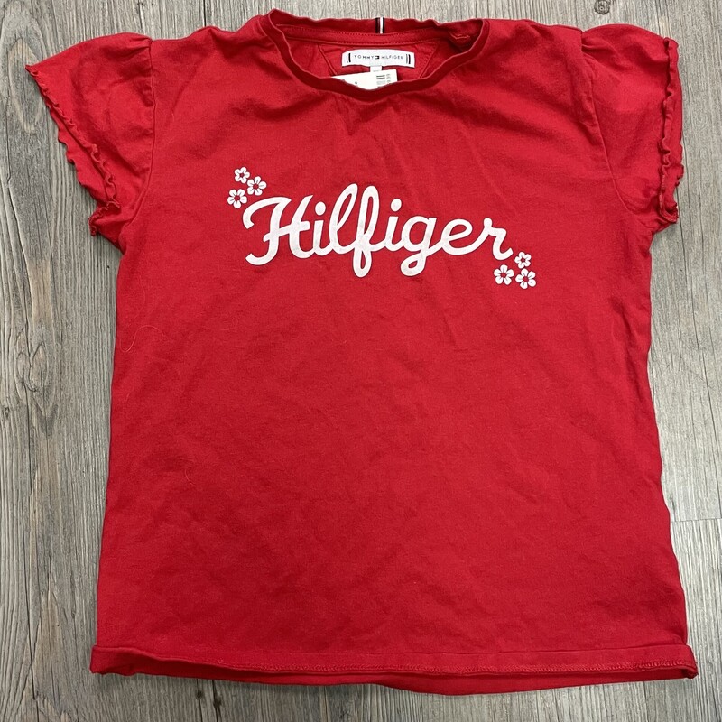 Tommy Hilfiger Tee, Red, Size: 12Y
