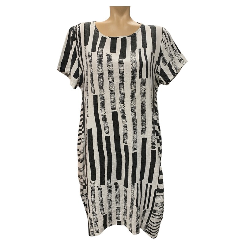 Lavena, Blk/whit, Size: L