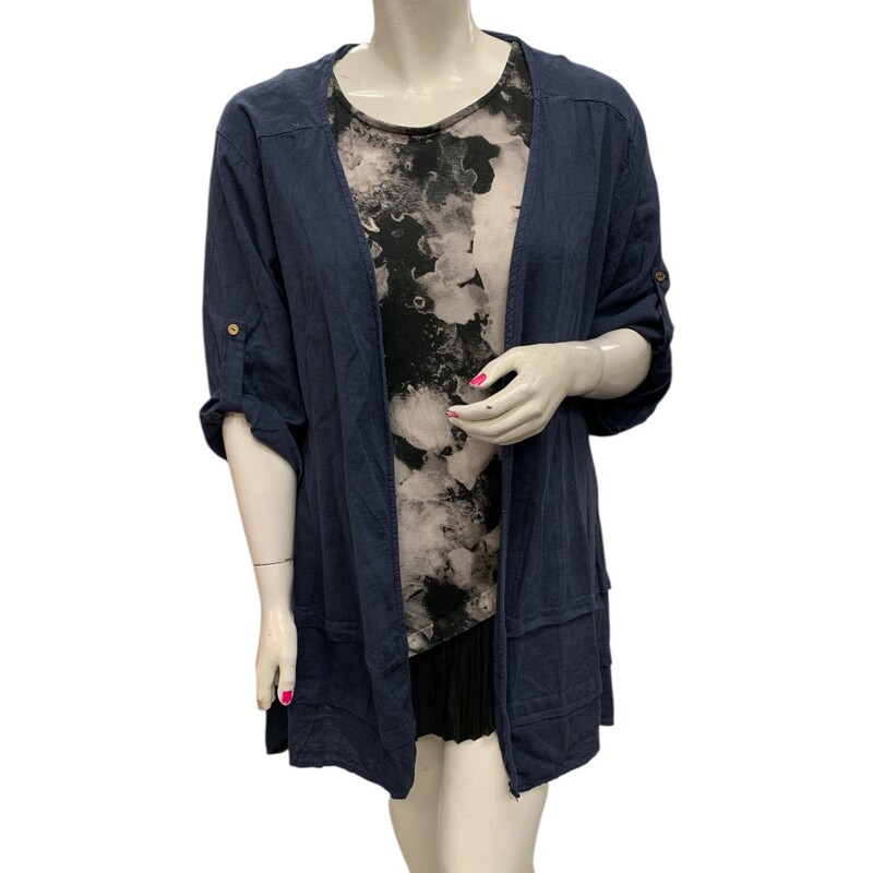Bellambra Italy, Blue, Size: 2X