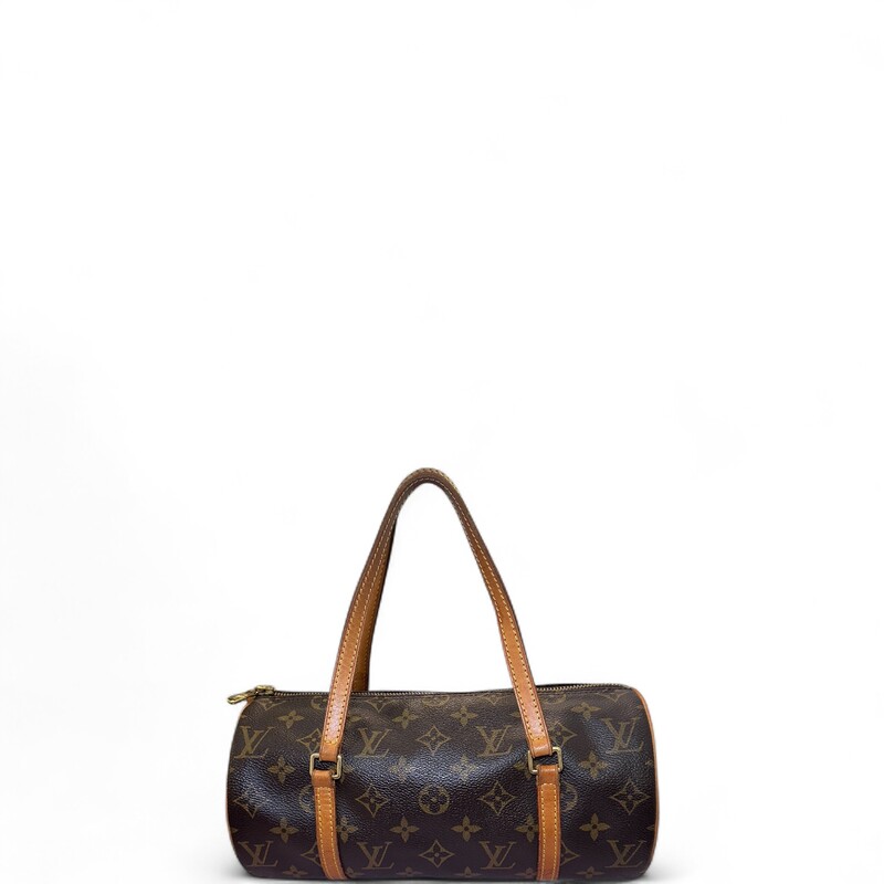 Louis Vuitton Papillon PM Monogram

Date Code: DU0054

Dimensions:
12W x 6H x 6D
5.5 handle drop
21 strap drop

In very good condition. Light wear to the leather trim. Normal patina on leather.

Does not come with the original dust bag or box.