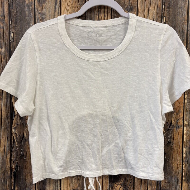 White Aerie Tie Back Top, Size: L