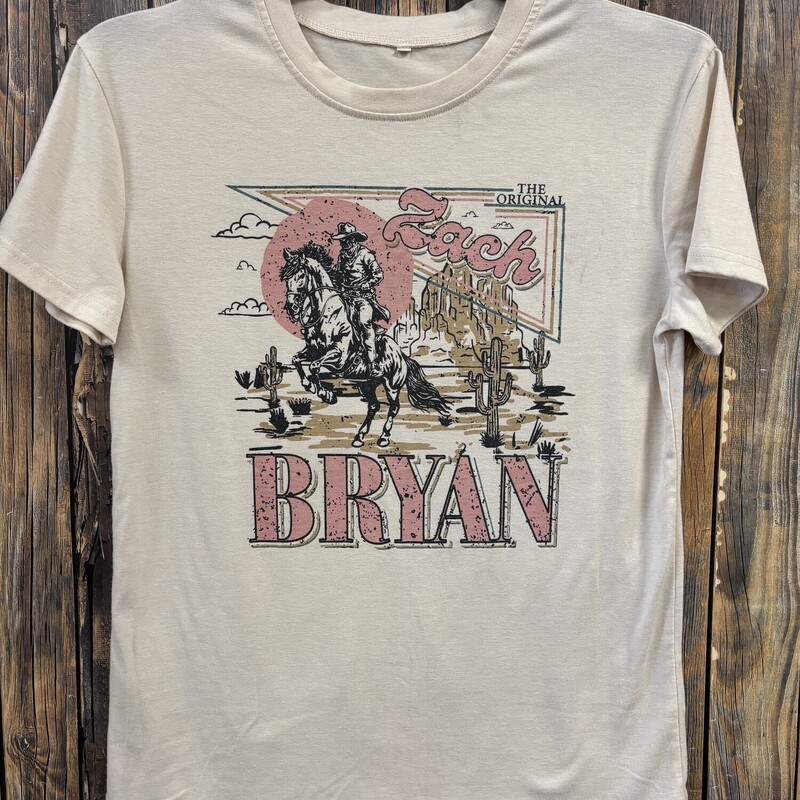 Cream Zach Bryan Top