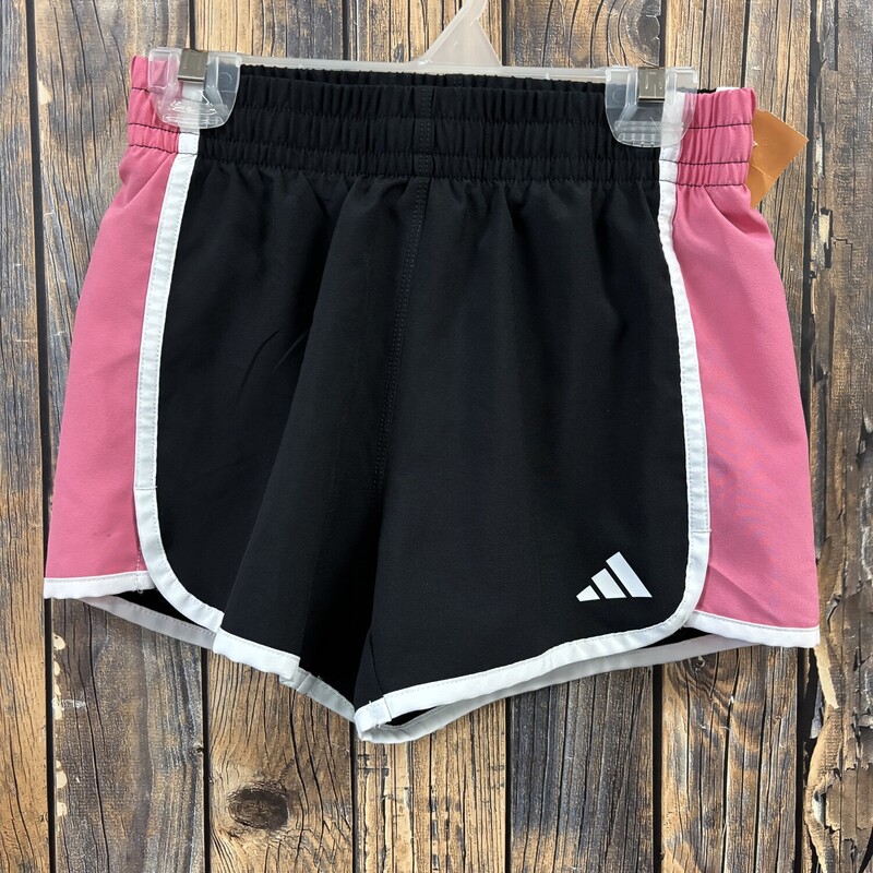 Black & Pink Adidas Short