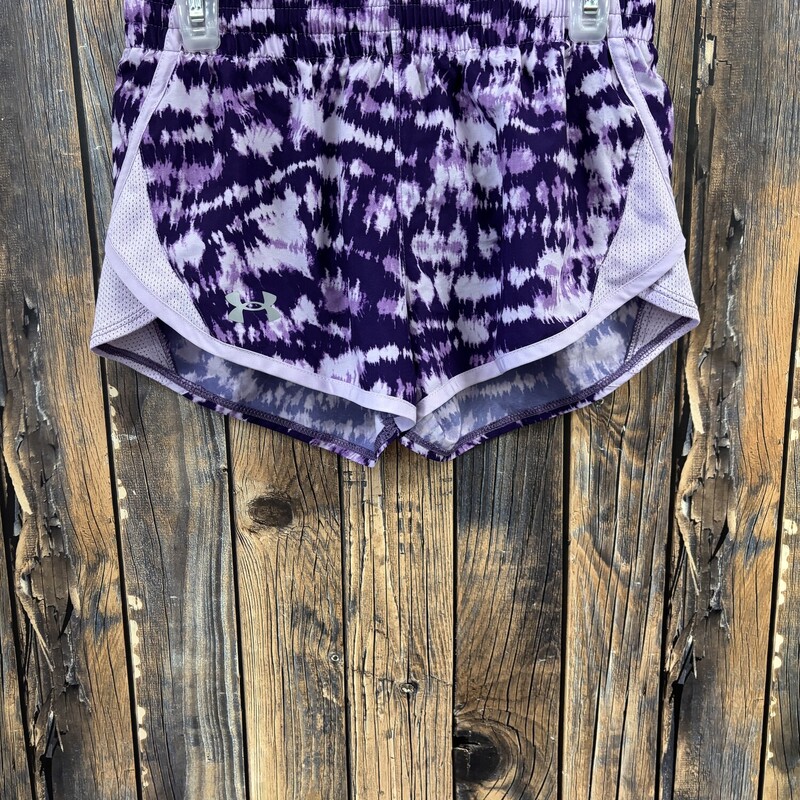 Purple Tie Dye UA Shorts