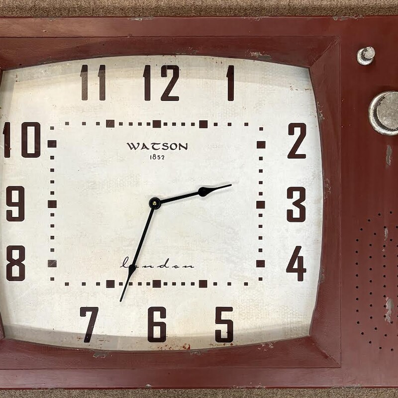 Waston Old TV Wall Clock