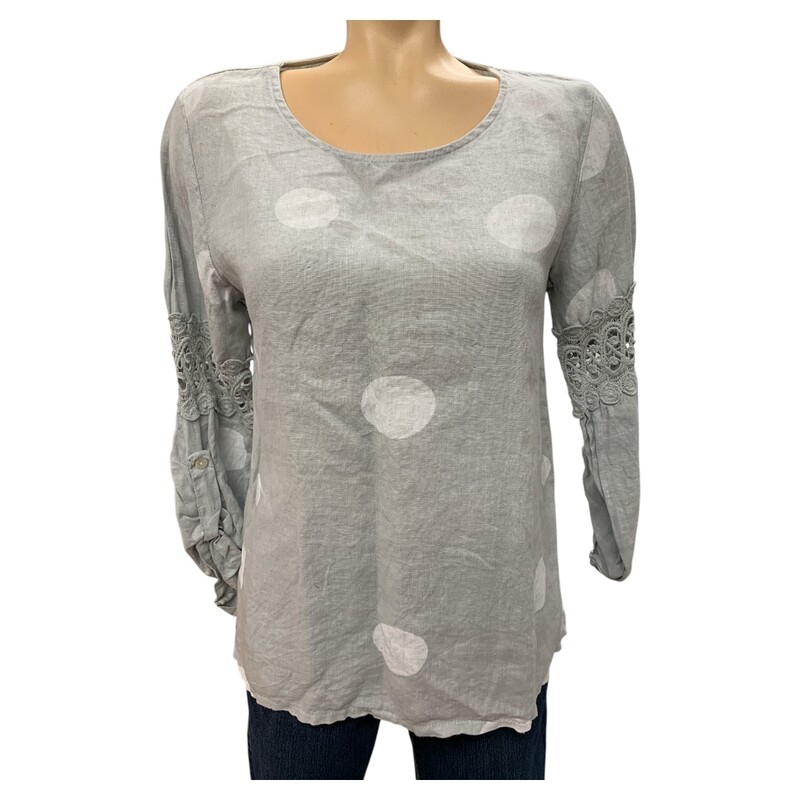 Terzo MillennioItaly Top, Blue/whi, Size: M