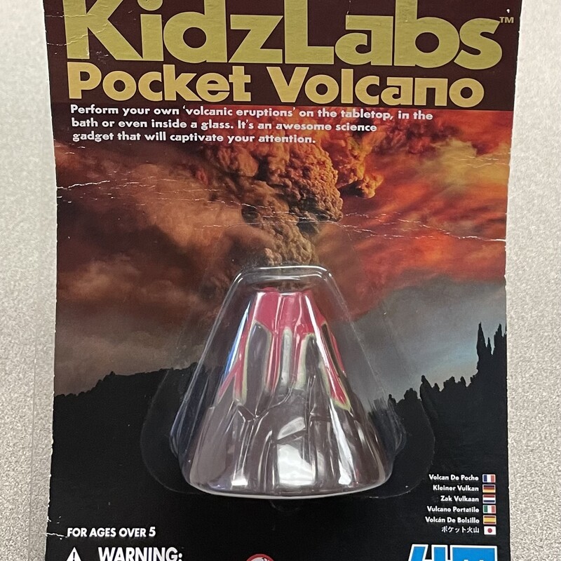 Kidzlabs Pocket Volcano, Multi, Size: 5Y+
NEW