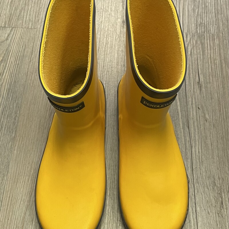 Pendleton Rain Boots, Yellow, Size: 3Y