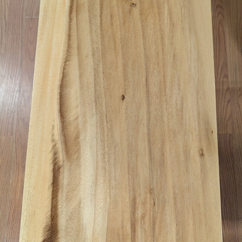Wood Top Metal Legs SideTable or Bench<br />
30 x 14 x 18h
