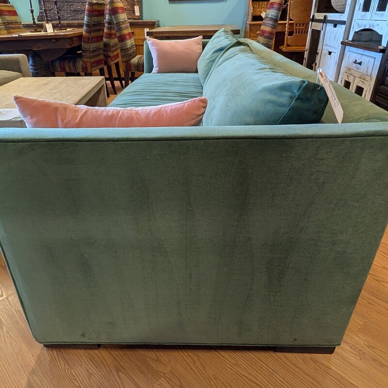 Lee Industries Extra Long Sofa, Bench Seat, Green
108w x 36d x 27h