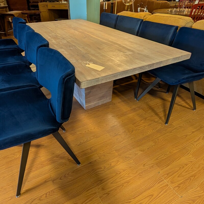 Astra Nuevo Velvet Dining Chairs, Peacock Blue
Set Of 8
20 x 20 x 33h